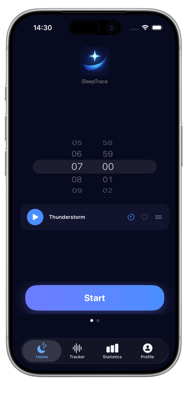 Smart alarm wheel set to wake between phases